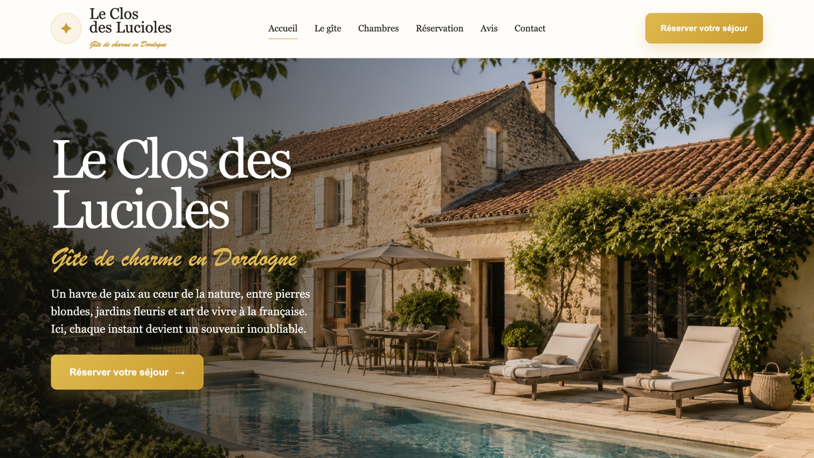 Aperçu de la maquette Le Clos des Lucioles